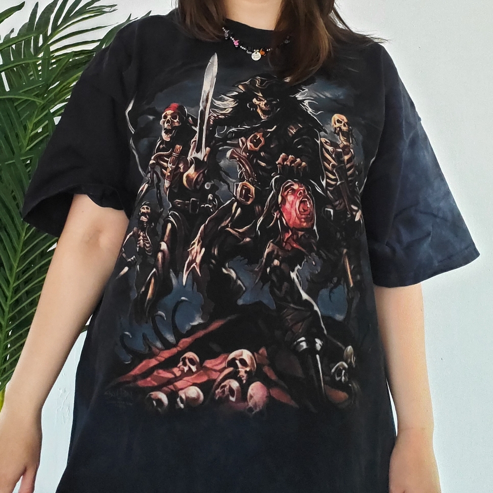 Skulbone Pirates Tie Dye Tshirt